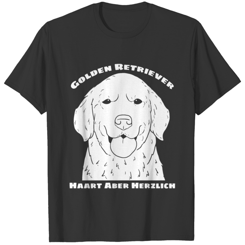 Golden Retriever Dog Say Dog Love T-shirt