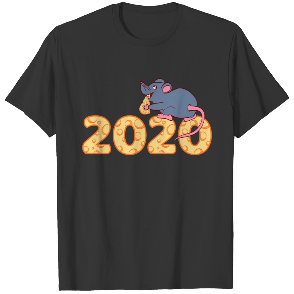 Cheesy Cheese Year Of The Rat Happy New Year 2020 T-shirt