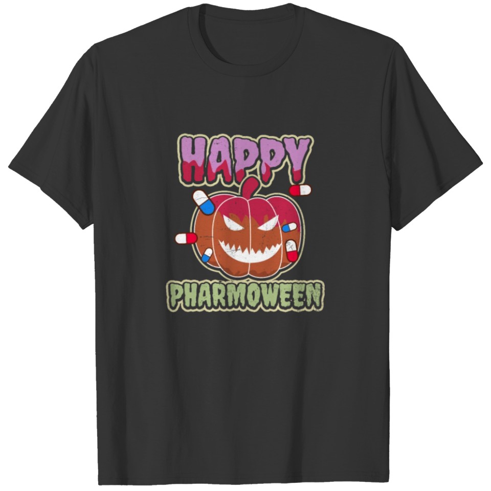 Pharmacy Technician Pharmoween Halloween Gift T-shirt