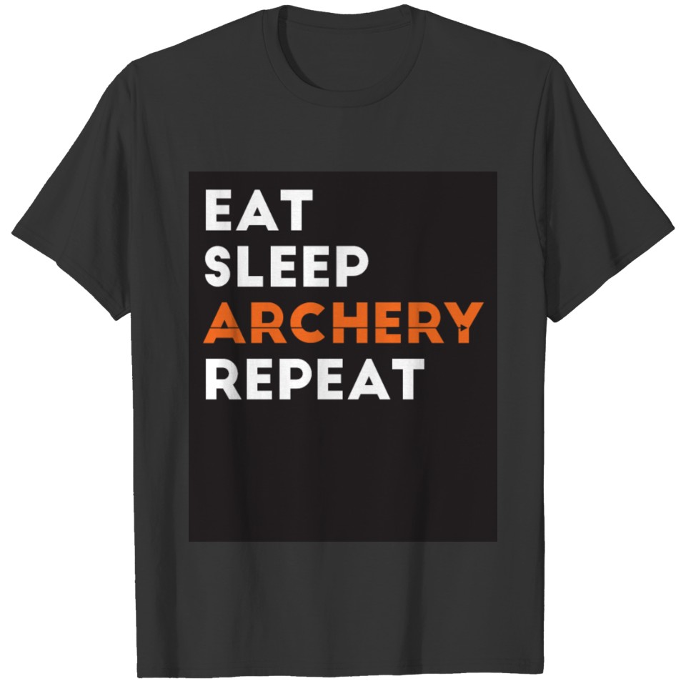 Eat Sleep Archery Repeat Archery Shooter T-shirt