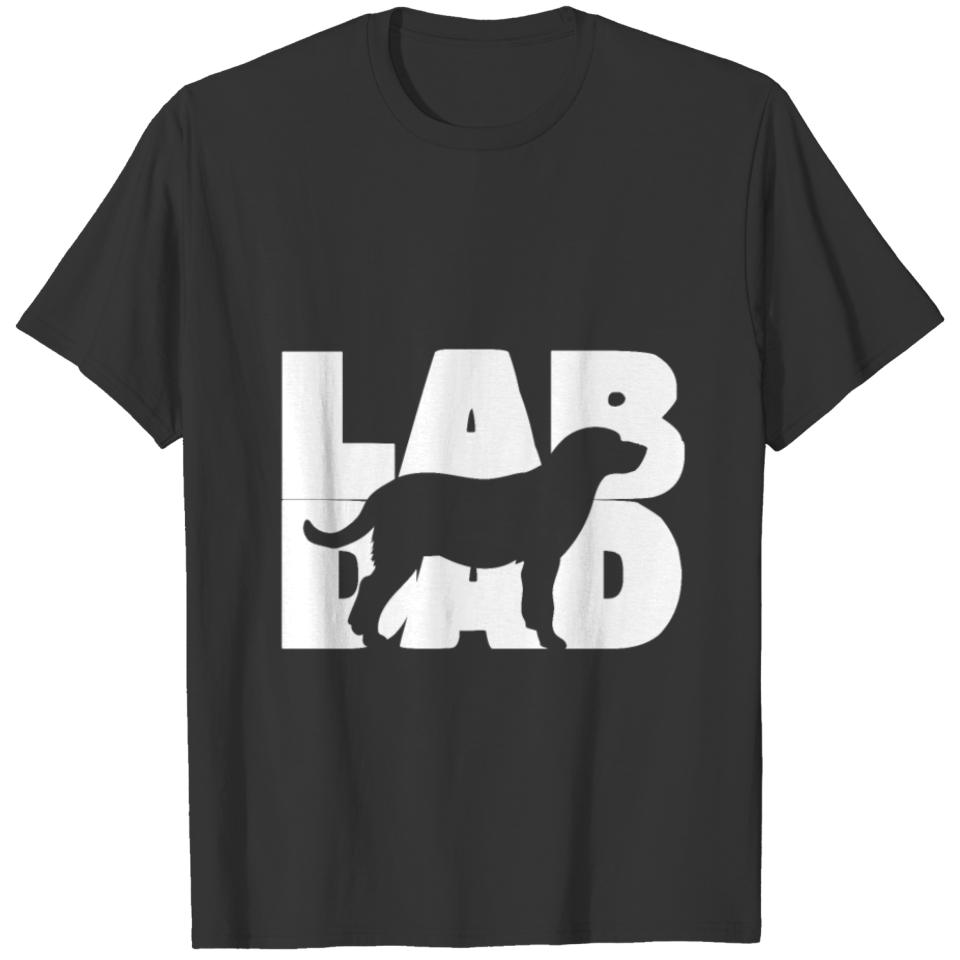 Lab Dad T-Shirt Labrador Retriever Dad Gift Labrad T-shirt