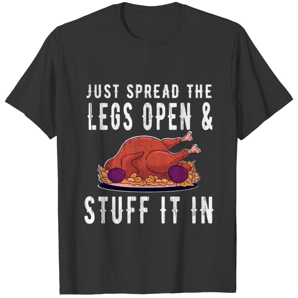 just spread the legs open and stuff it it T-shirt