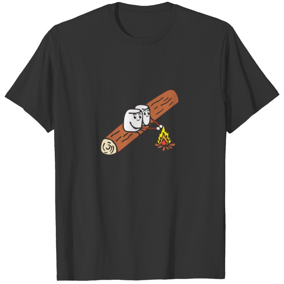 Funny Marshmallow Campfire Gift Idea T-shirt
