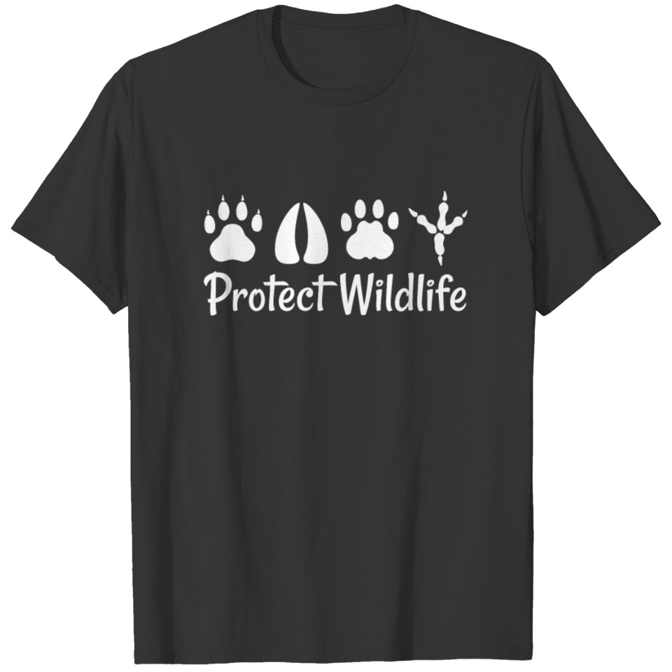 Protect Wildlife Design for Animal Lovers T-shirt
