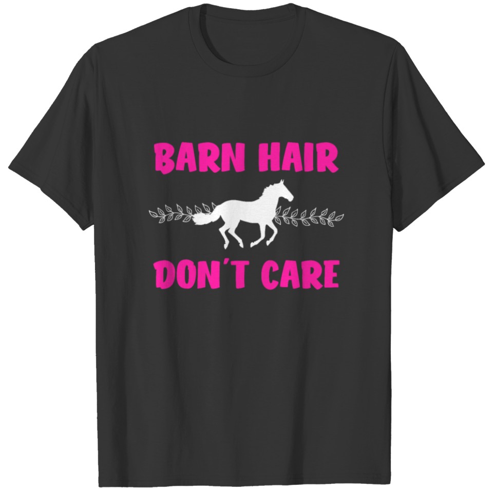 Horse Lover Barn Hair T-shirt