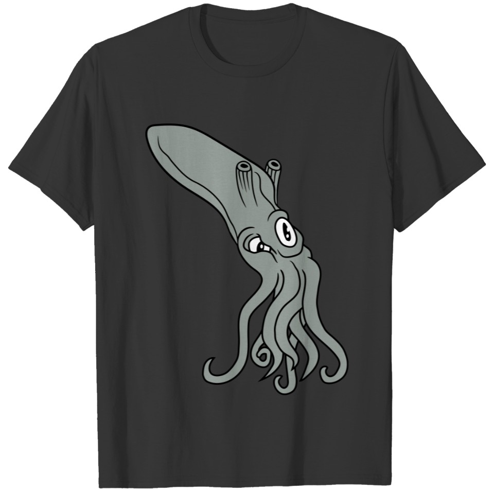 Alien octopus monster T-shirt