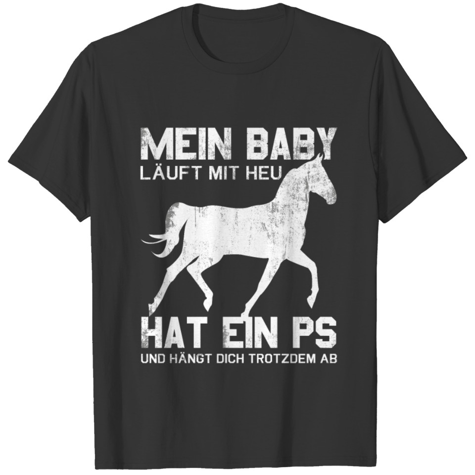funny horse equestrian sport rider vaulting gaul T Shirts