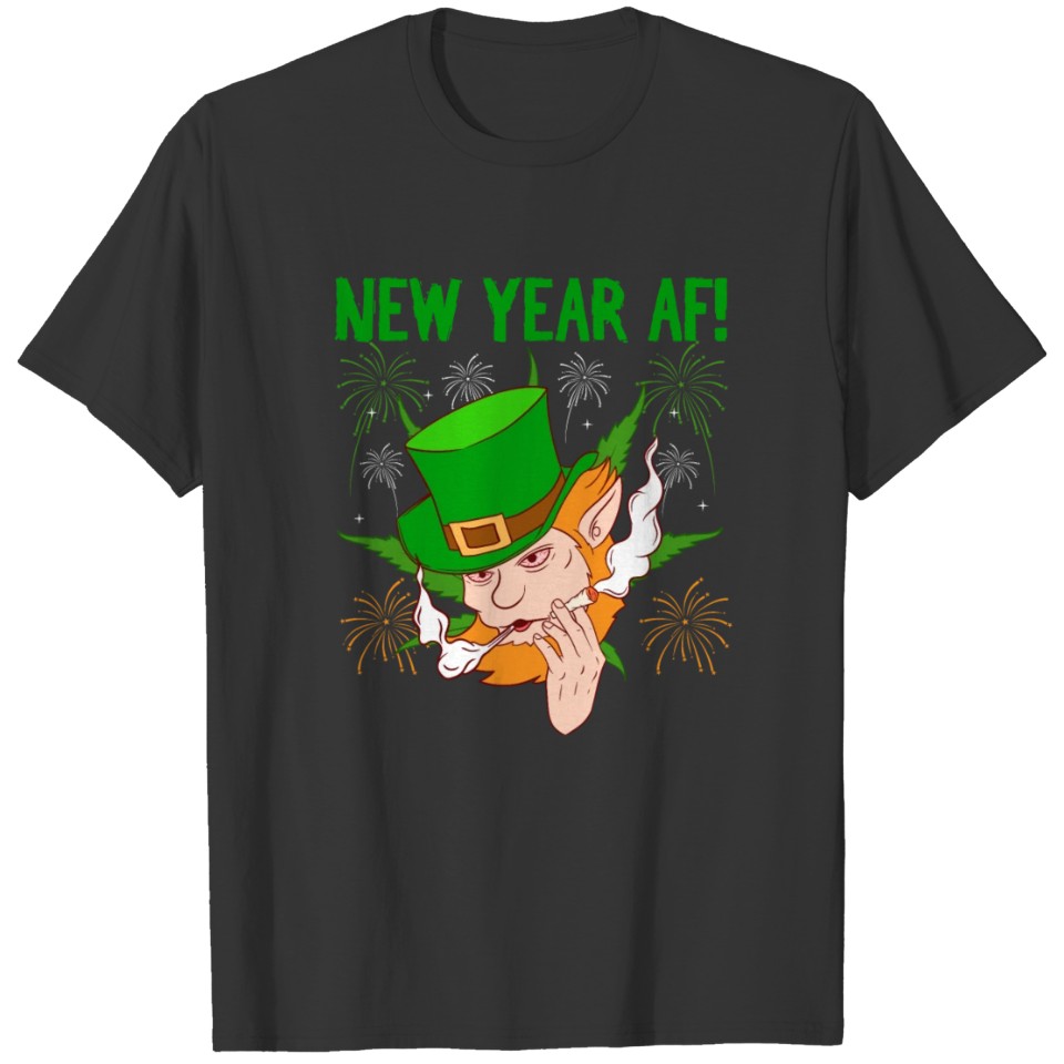St. Patrick Fourleaf Clover Happy New Year 2020 T-shirt