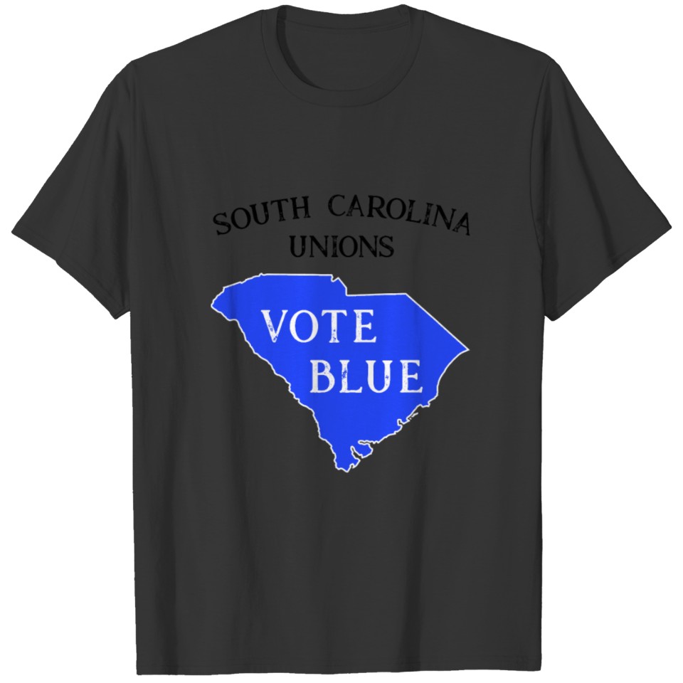 South Carolina State Democrat Vote Blue Voter T-shirt