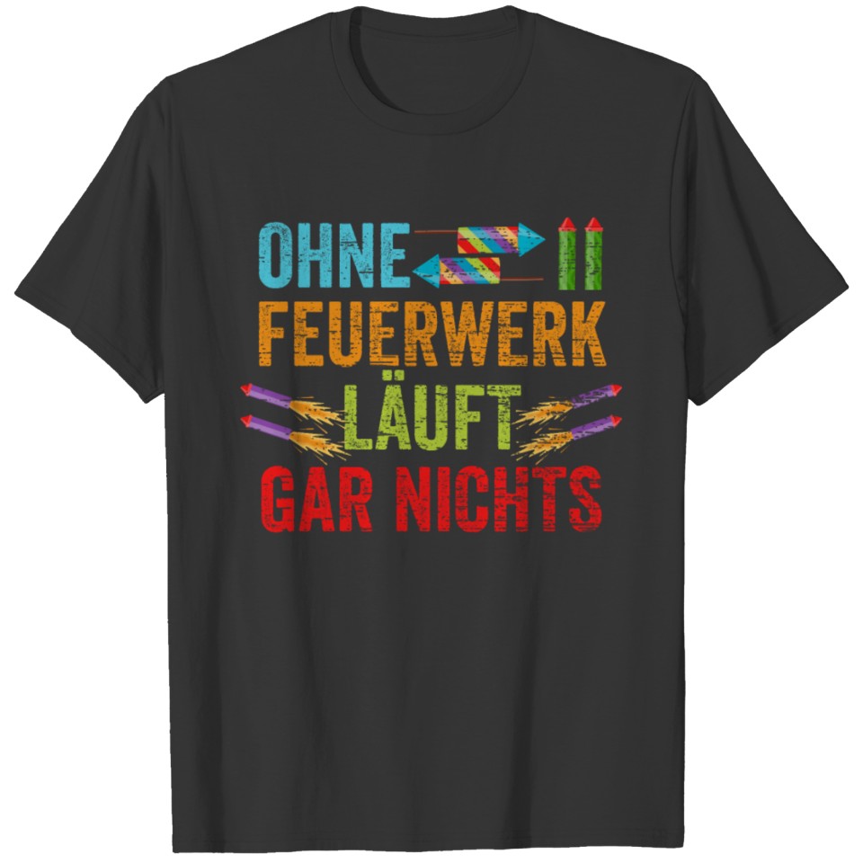New Year Fireworks Celebrations Party T-shirt