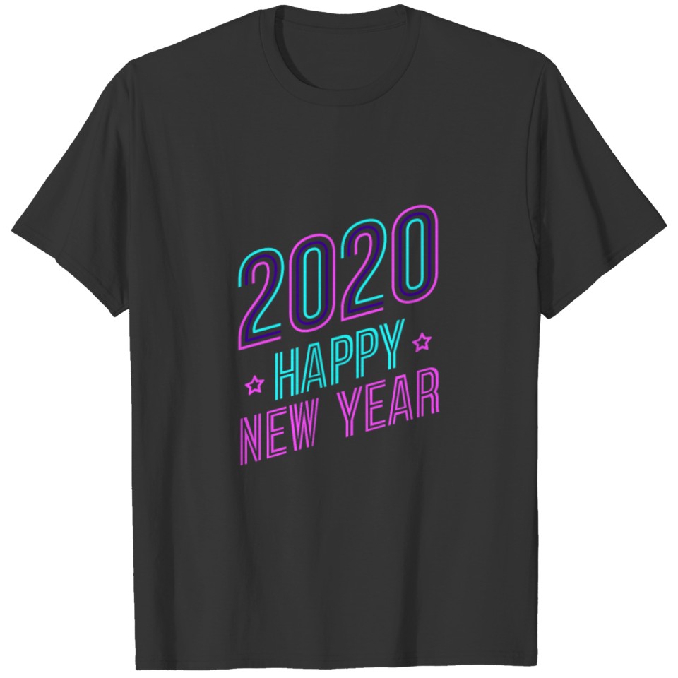 Happy New Year 2020 Silvester Neujahr Party T-shirt