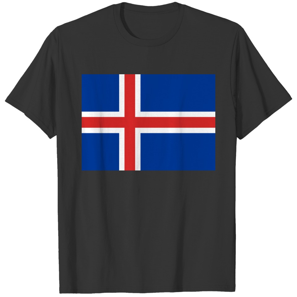 Flag of Iceland - Icelandic flag T-shirt