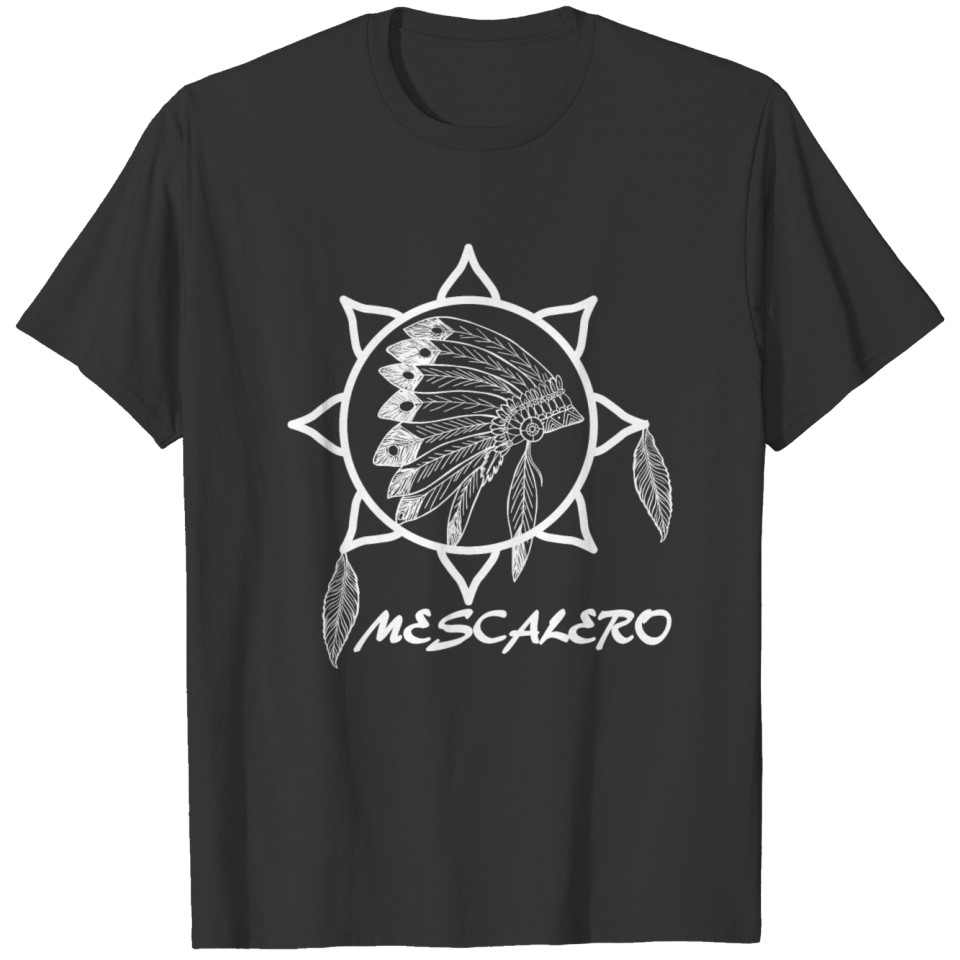 Mescalero Apache Indian - White T-shirt