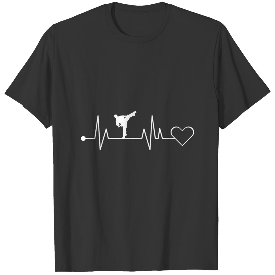 Hapkido Fighter Sport Heartbeat Gift for Men Woman T-shirt