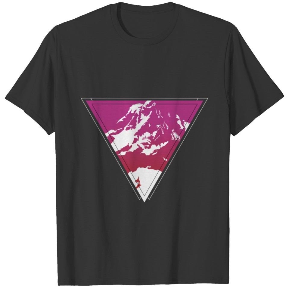 Mountain Abstract Art T-shirt