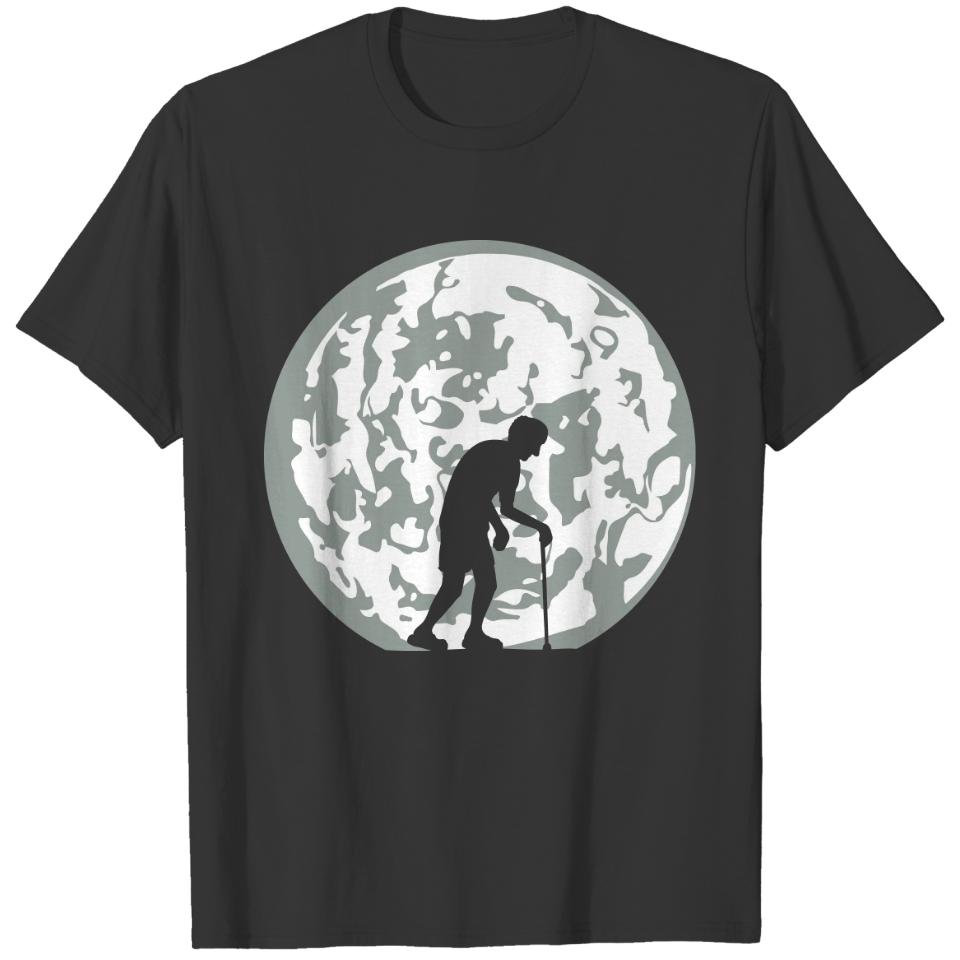 Full moon grandpa T-shirt