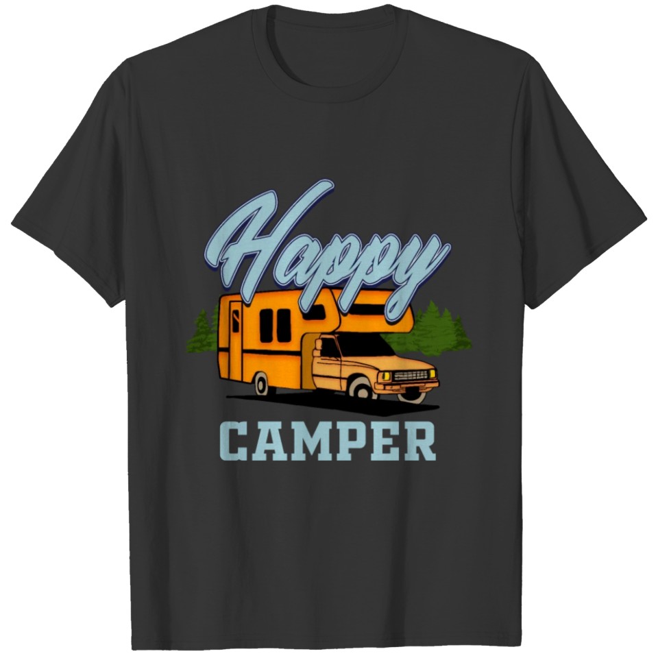 Camping Tent Camper Camp Campfire Outdoor Gift T-shirt