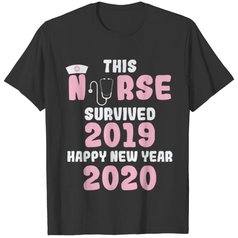 Happy New Year 2020 Nurse Gift T-shirt