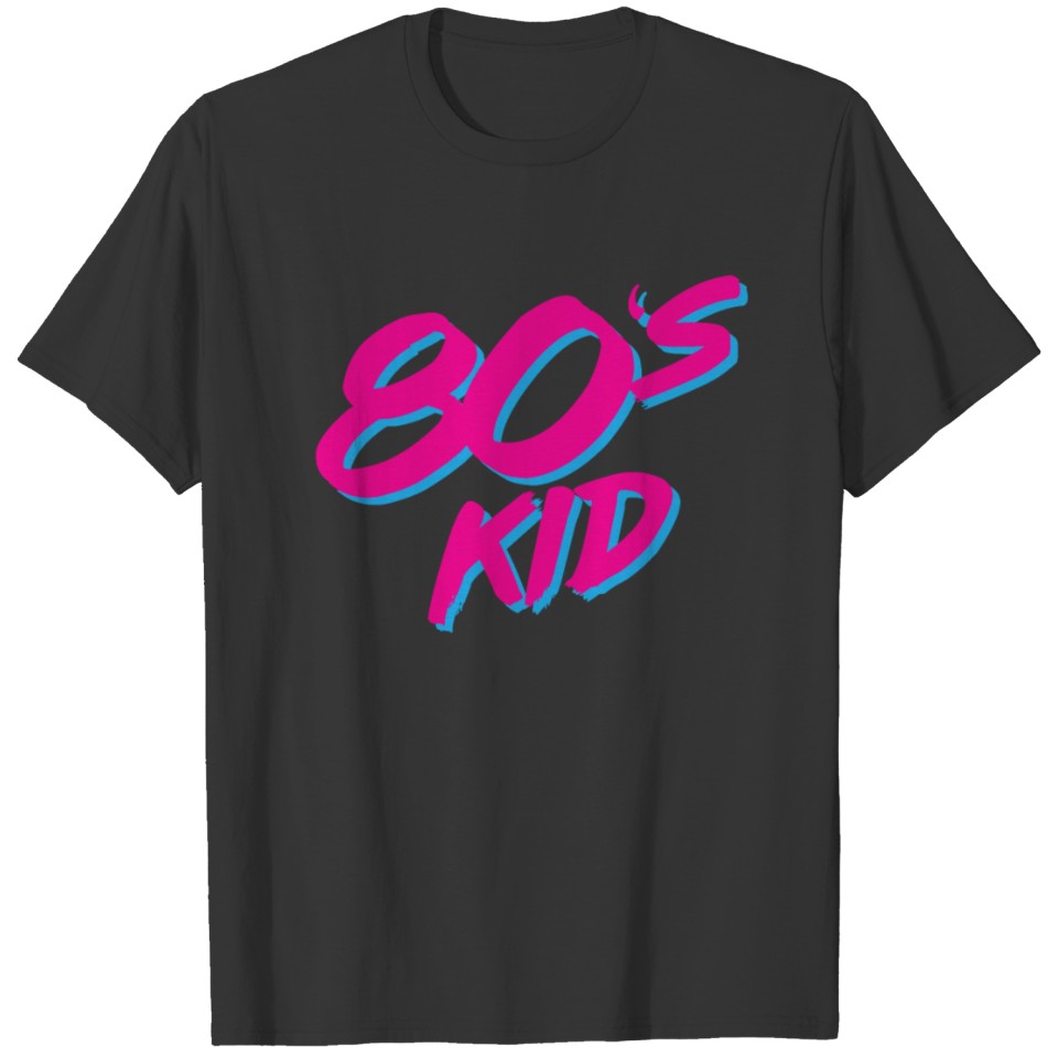 80s Kid Retro Style Font T-shirt