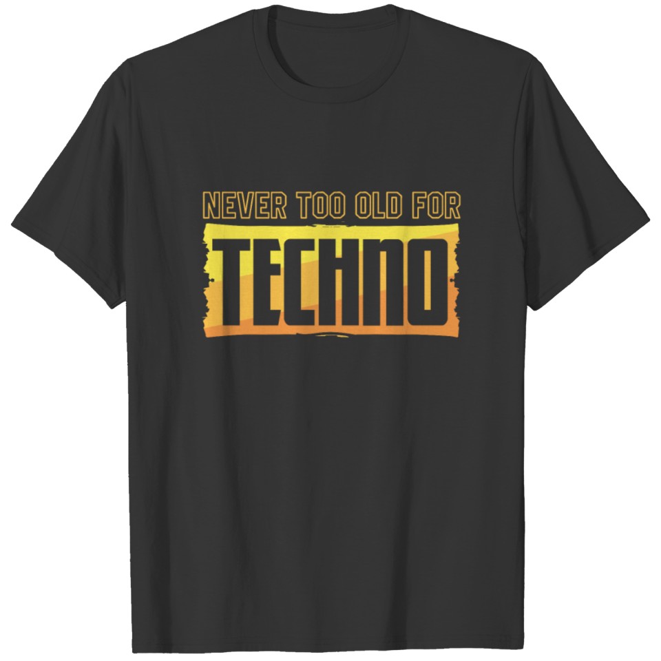 techno music T-shirt
