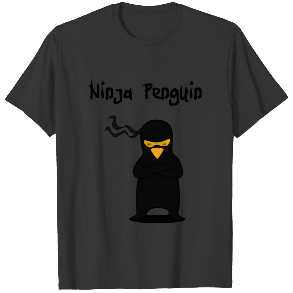 Cute Cartoon Ninja Penguin T-shirt