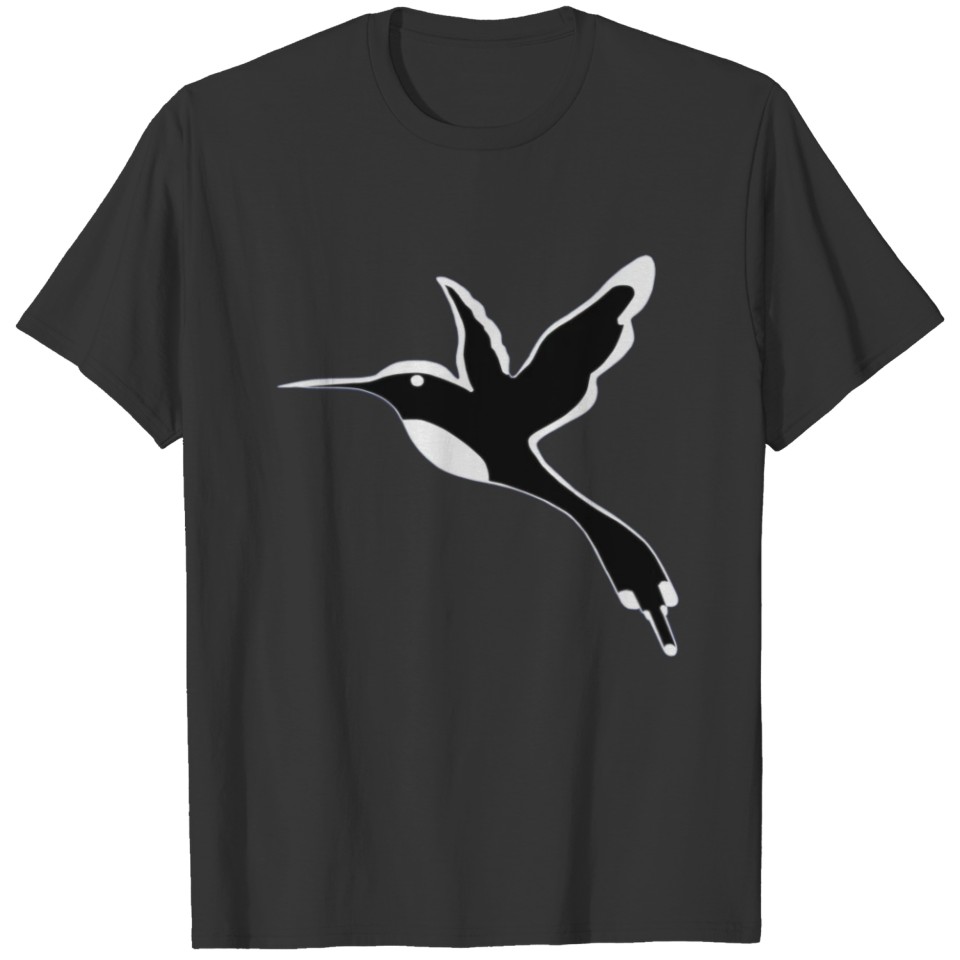 Hummingbird flying, spring, bird T-shirt