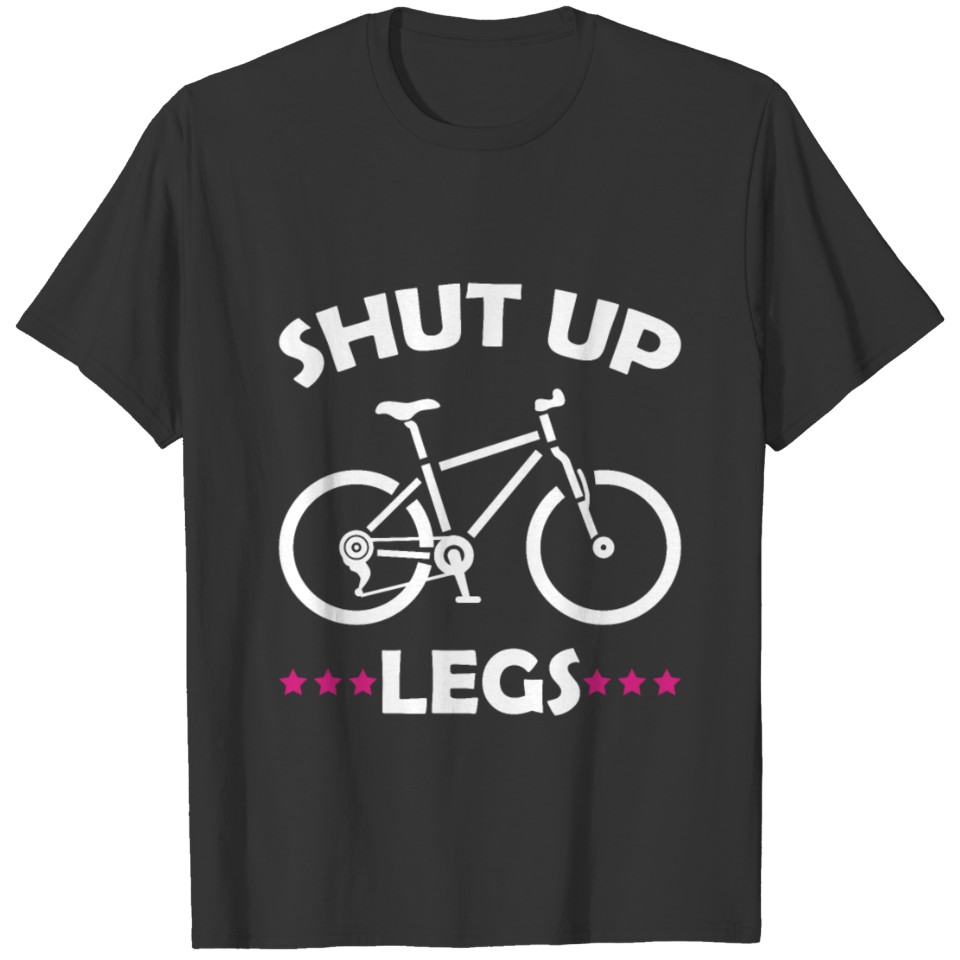 Leg legs Bicycle cycle Bike gift pushbike T-shirt