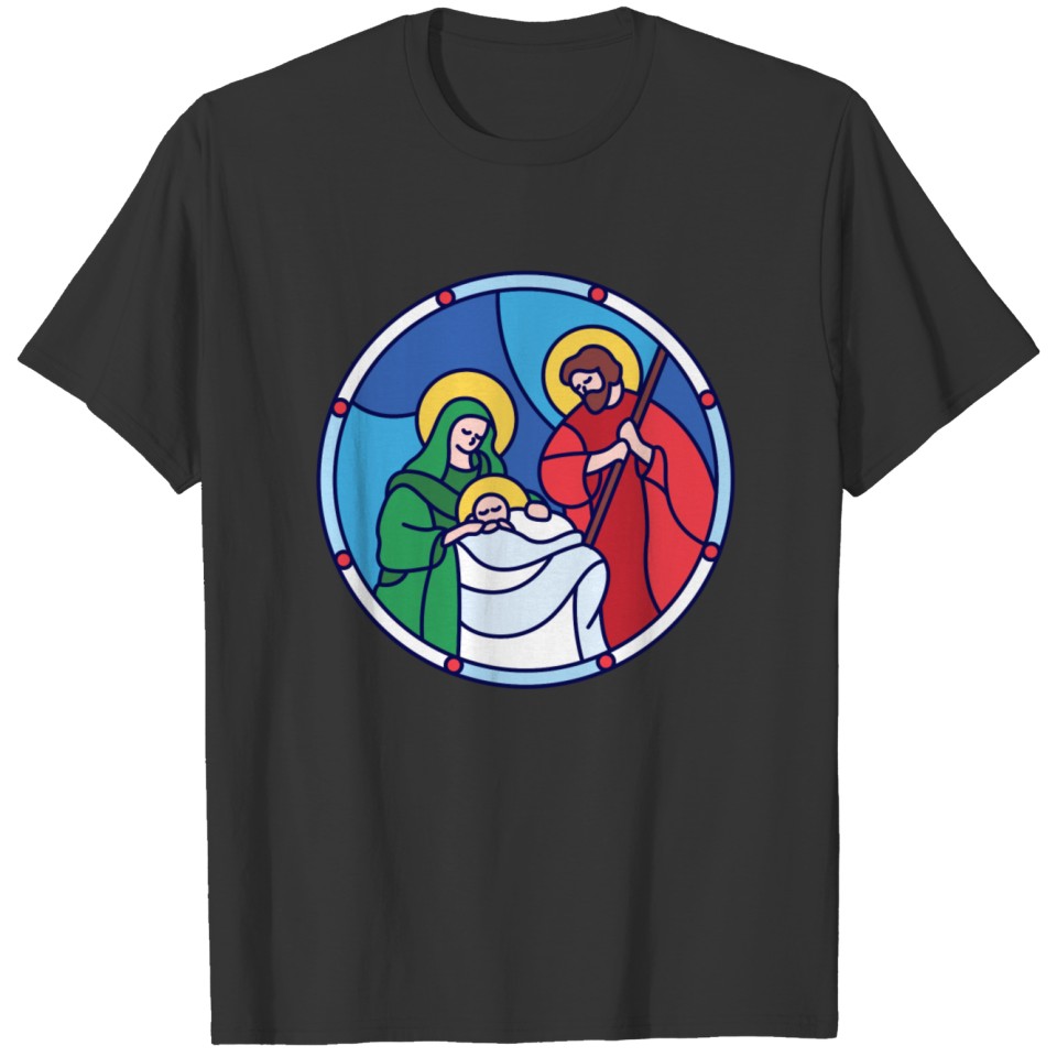 Josef Maria Jesus Jesus birth Bethlehem Christmas T-shirt