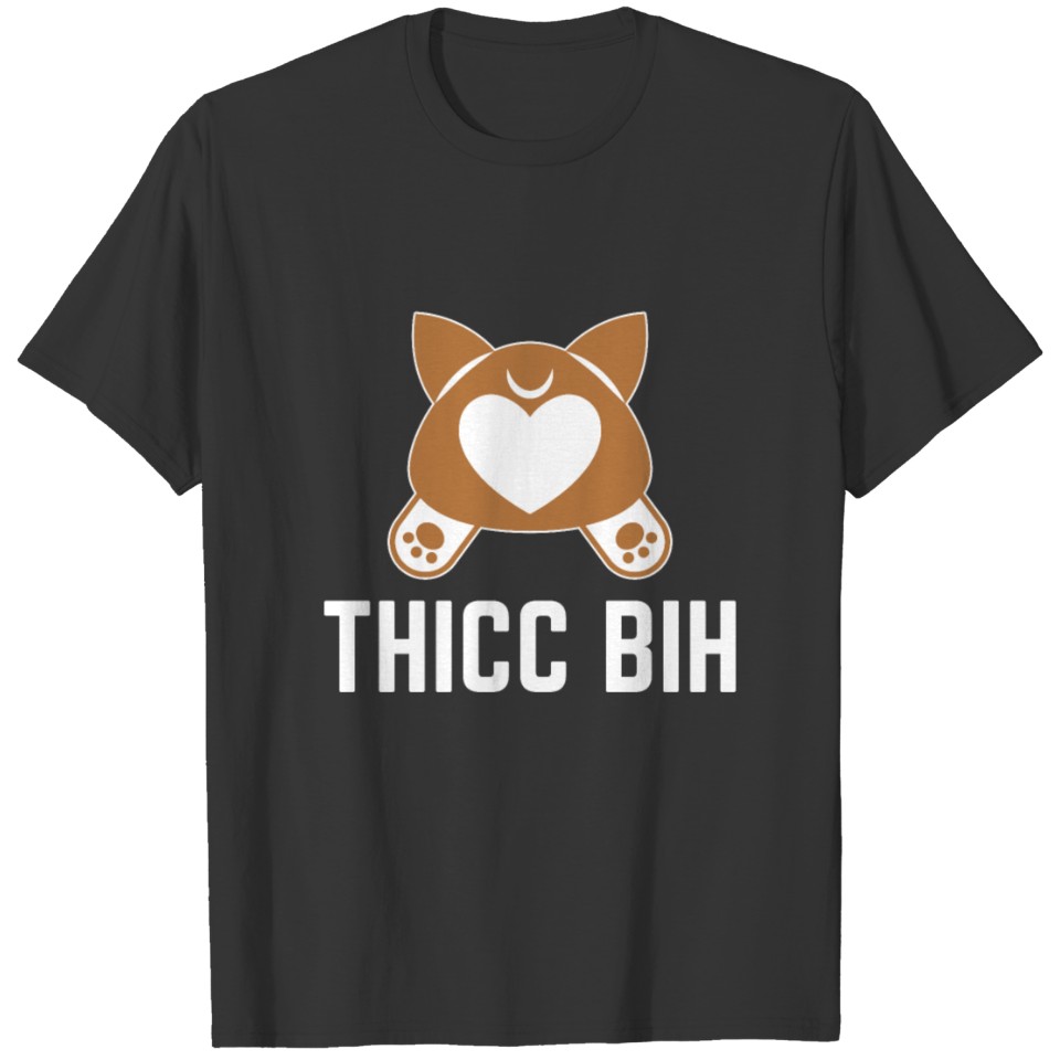 Funny Dog Corgi Butt Dank Meme Thick Curvy Gifts T Shirts