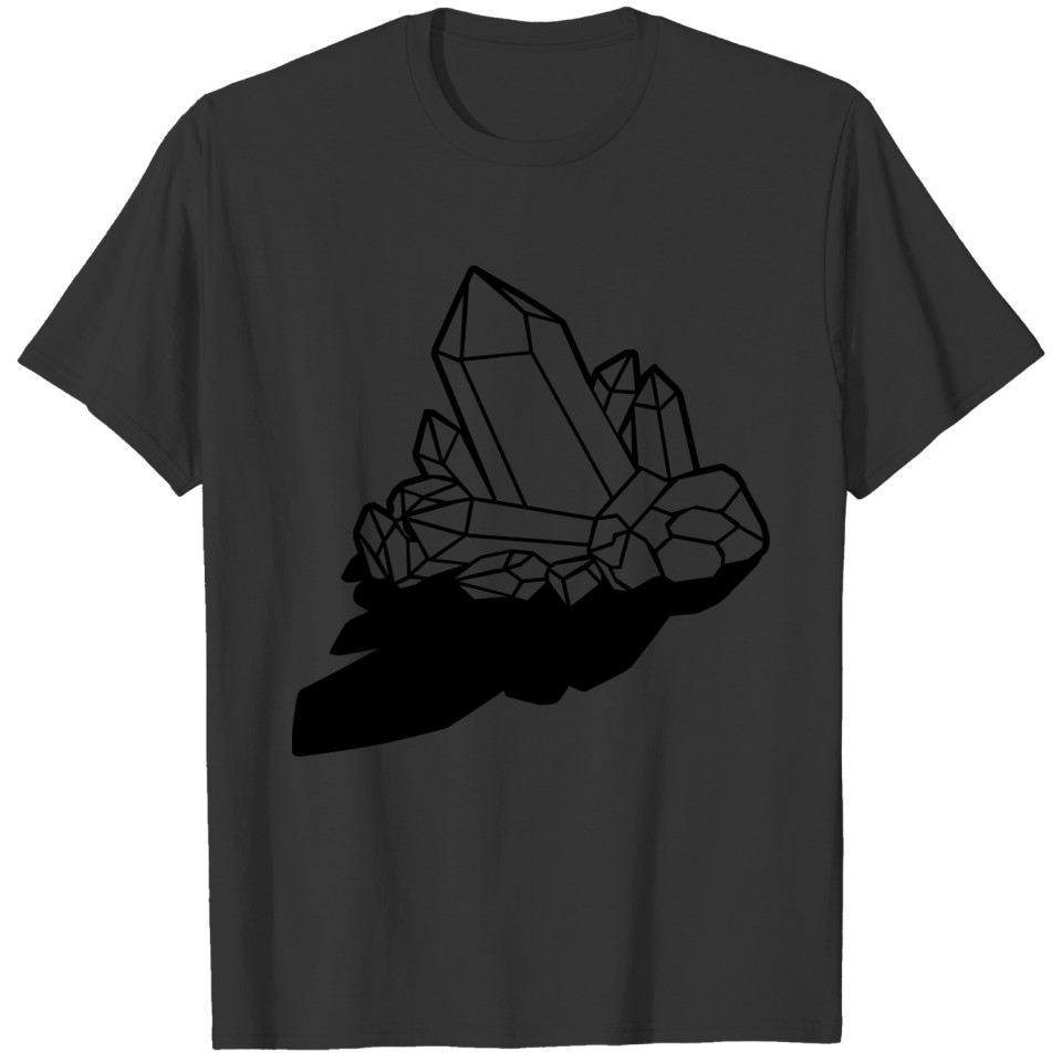 Clipart shadow crystal T-shirt