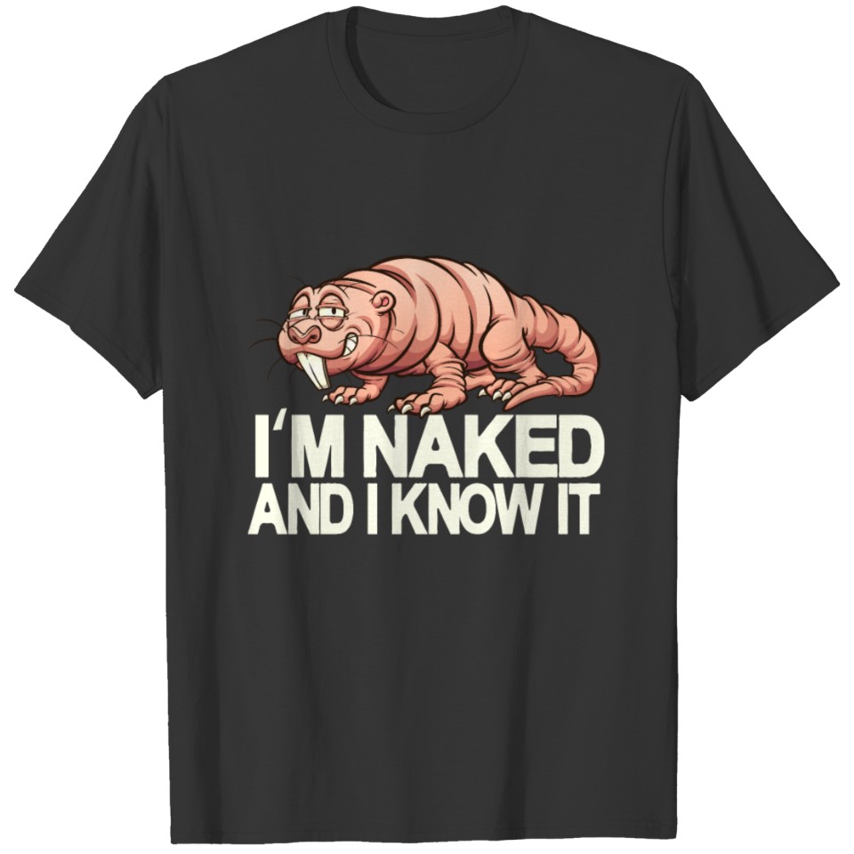 Naked Mole Rat funny ugly Animal T-shirt