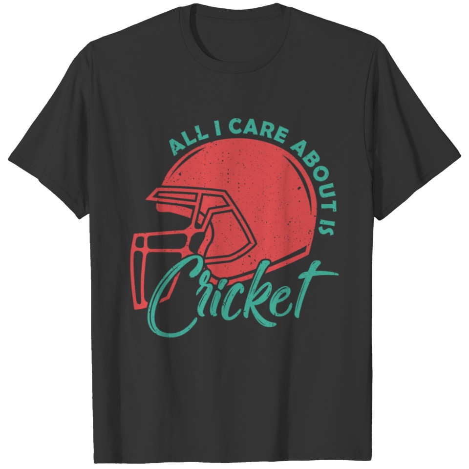 Cricket Team Batsman Bowler T-shirt