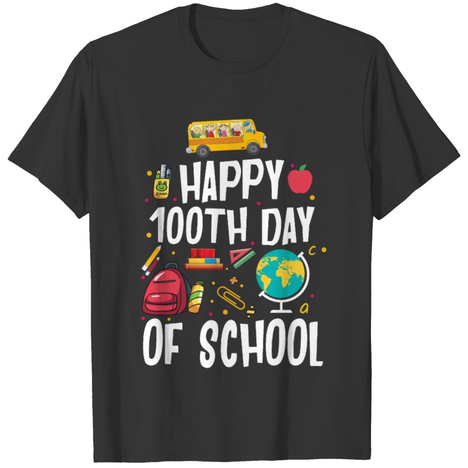 Happy 100th day of school teacher student T Shirts