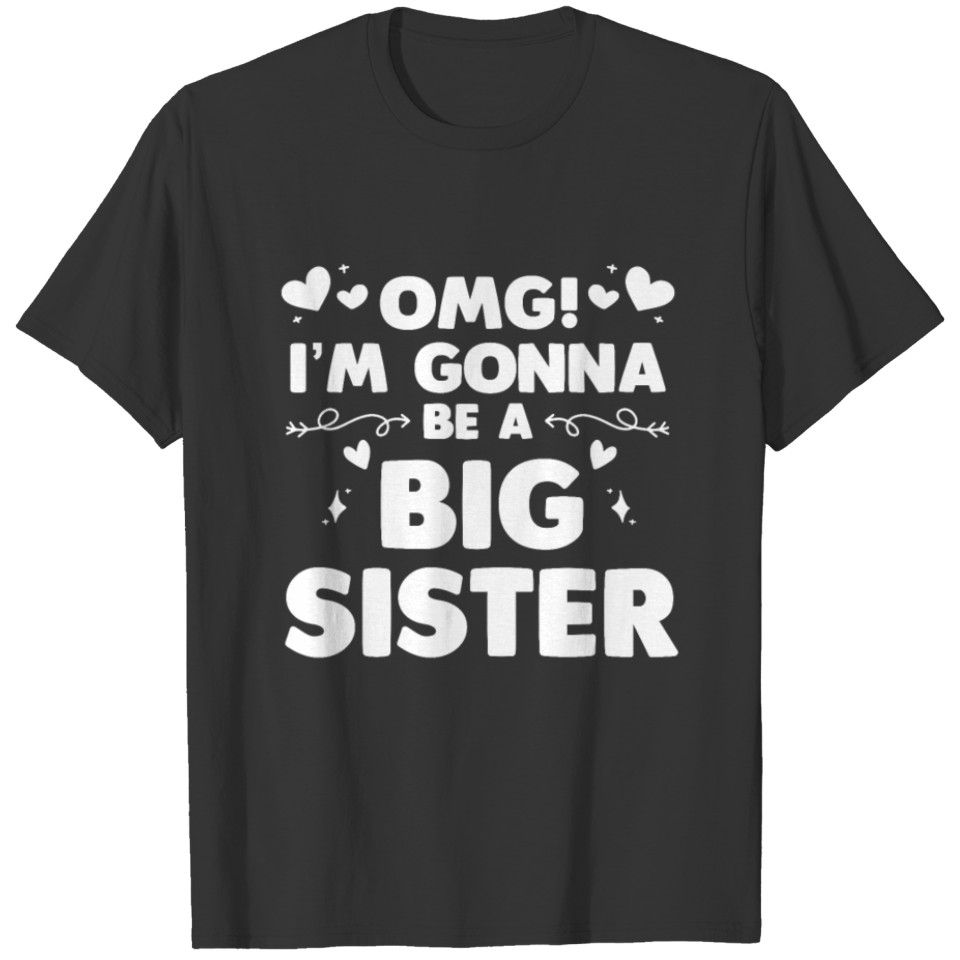 sister baby birth present family brother T-shirt