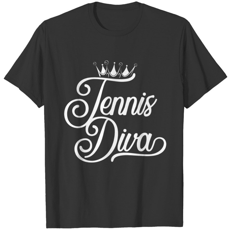 Tennis Diva" Funny Tennis Shirt T-shirt