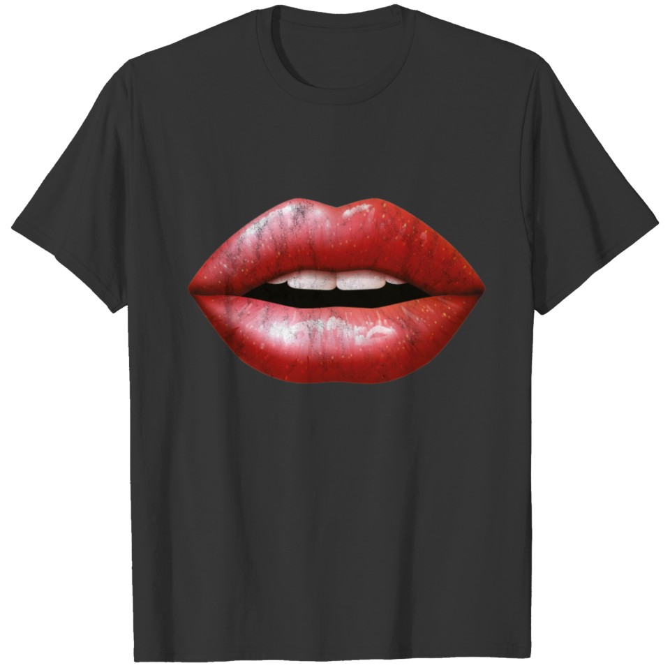 Lips Mouth sexy lipstick nineties T-shirt