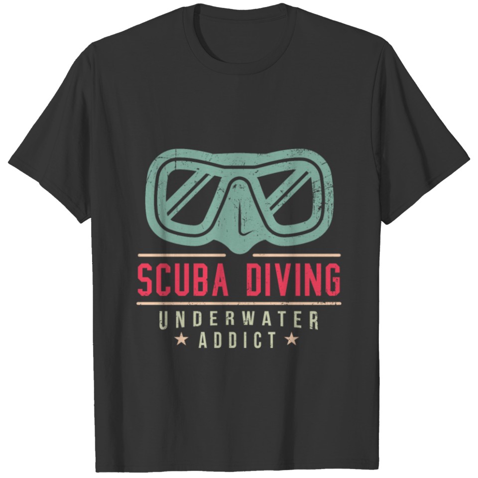 Underwater Addict Scuba Diving Frogman T-shirt