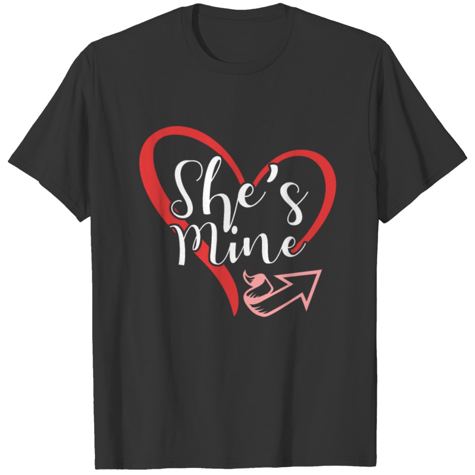 Love Couple Pair T Shirts Gift Idea for Valentine's d