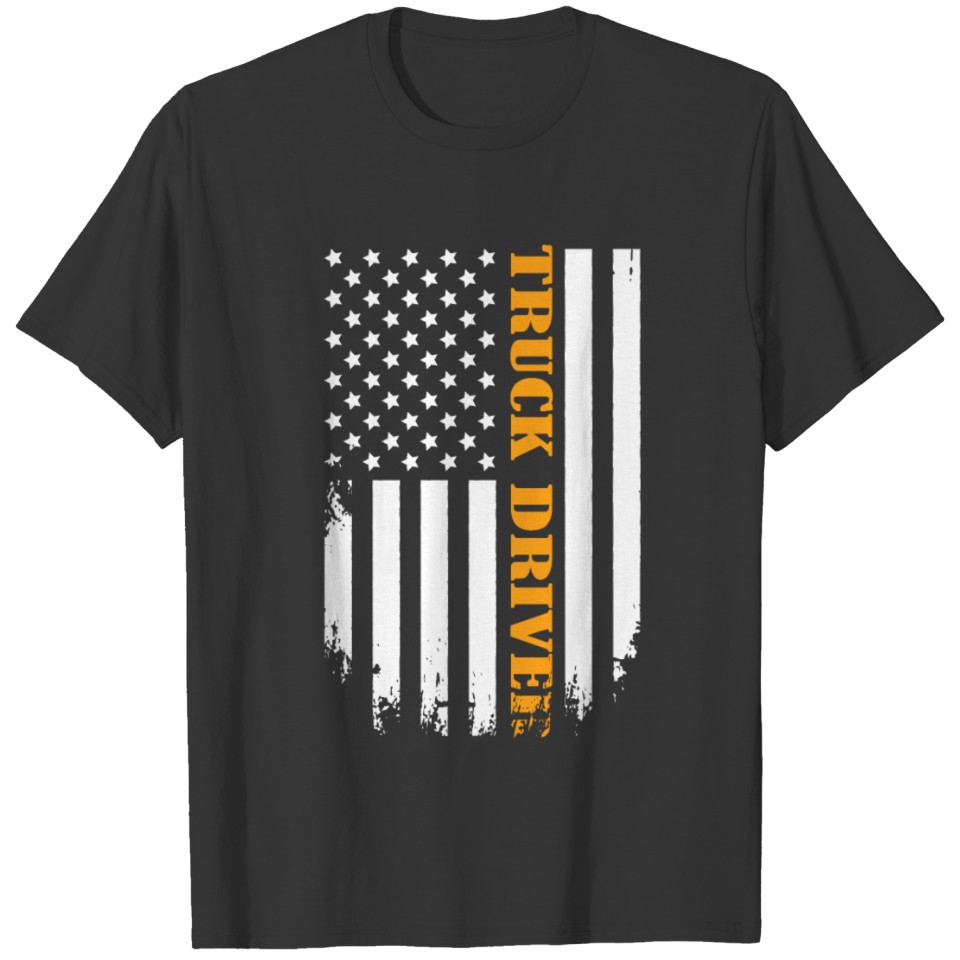 American Truck Driver Proud Of My Country T-shirt