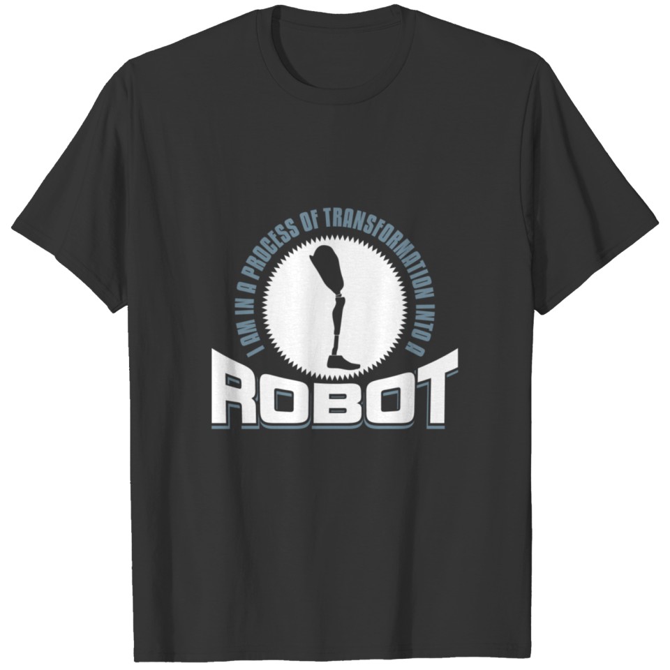 Process Of Transformation Into A Robot T Shirts