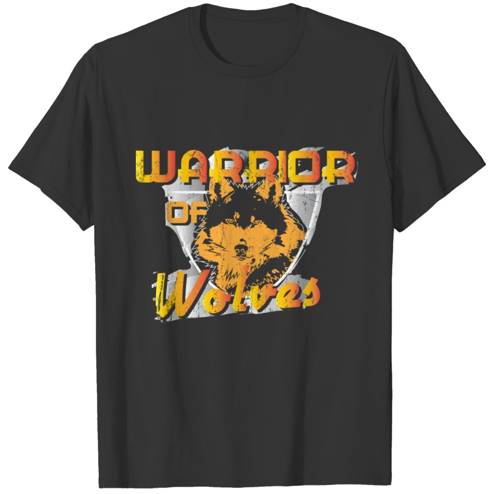 Wolf animals animal welfare gift idea T-shirt