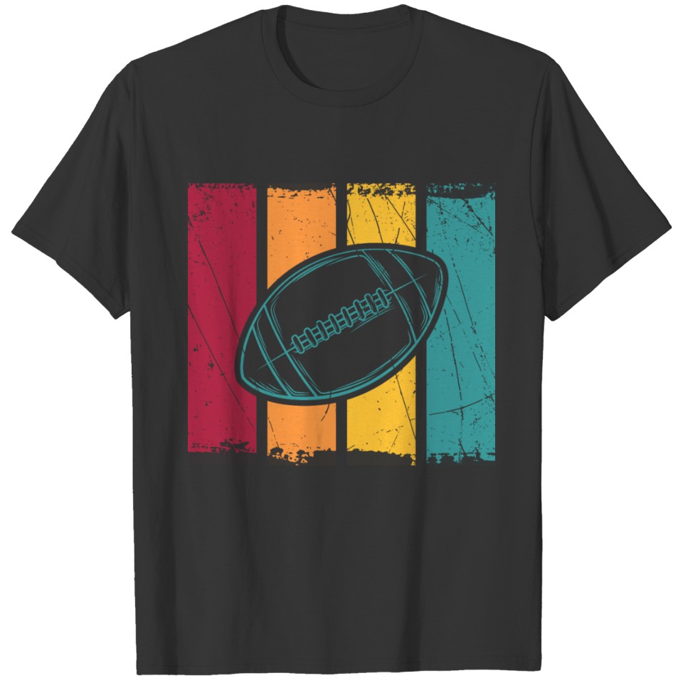 Football american football sports rugby gift team T-shirt
