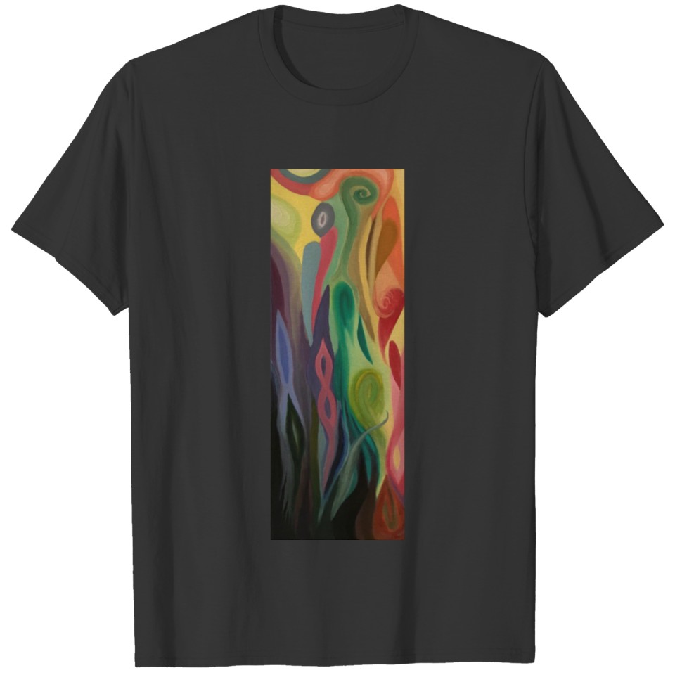 Abstract Flower Painting by Jason Signor T Shirts