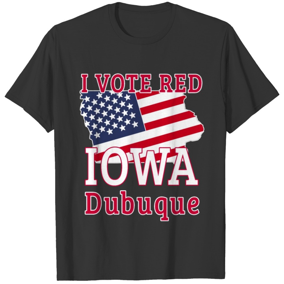 2020 Presidential Campaign I Vote Red Iowa T-shirt