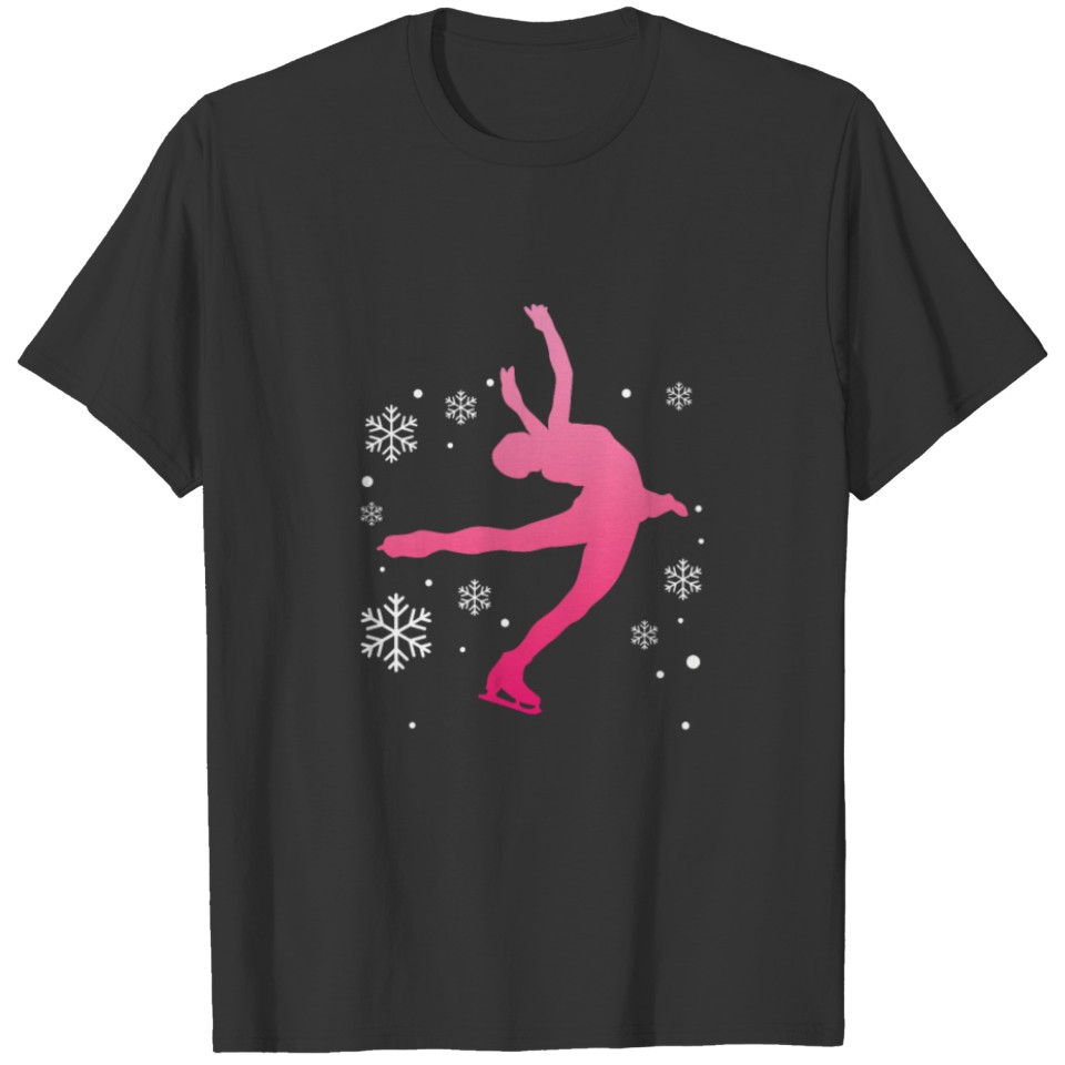 Ice Skating Spin Queen Figure Girl Sports Gift T Shirts