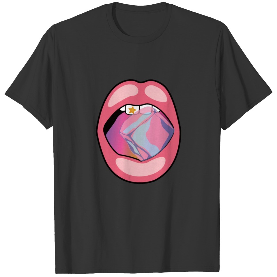 Red Mouth Classic on the fluorescent rocks T Shirts