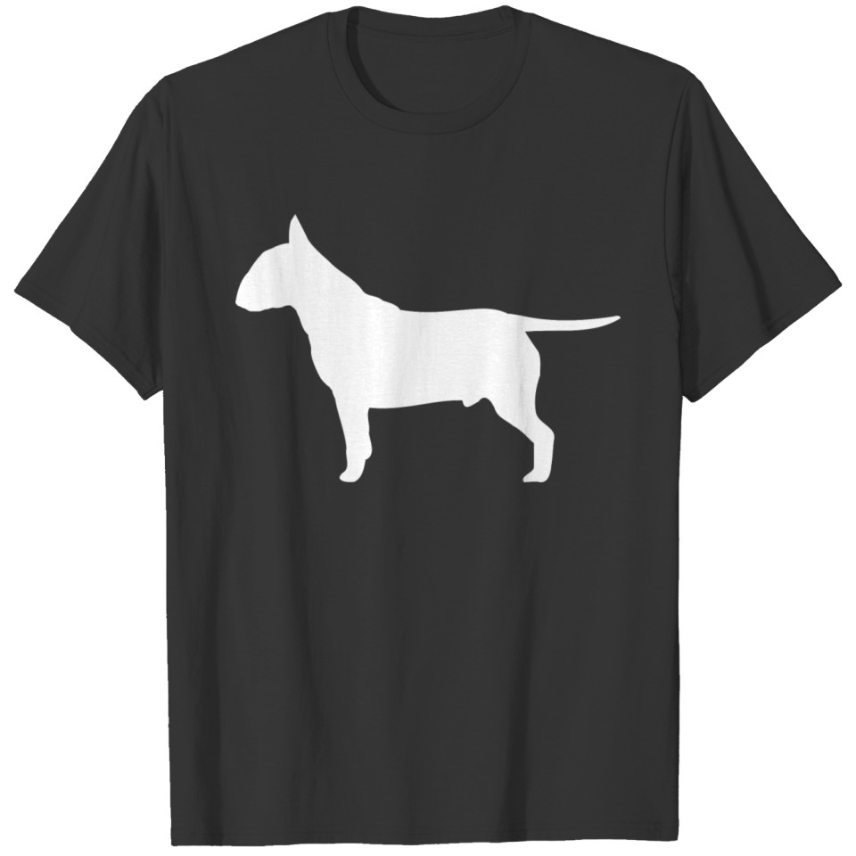 white bull terrier T Shirts