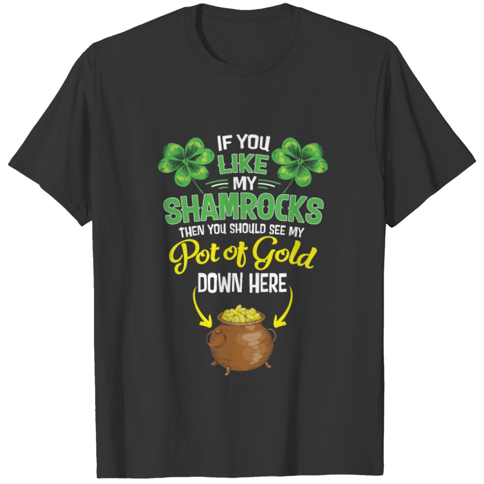 St Patricks Day pot of gold T-shirt