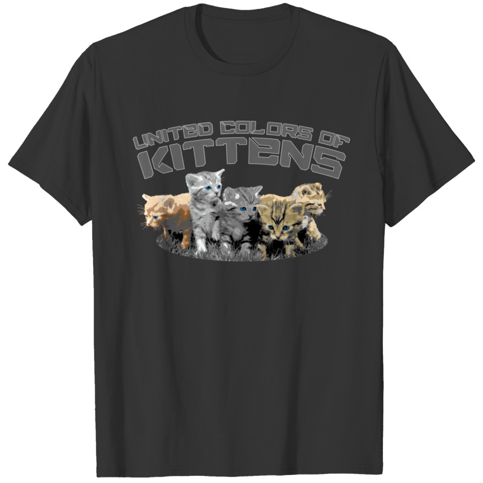 United Colors Of Kittens T Shirts