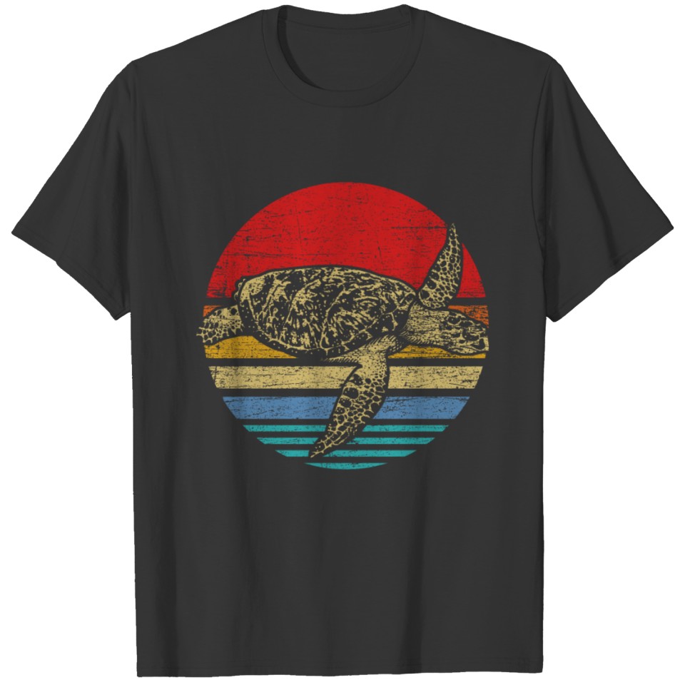 Retro turtle T-shirt